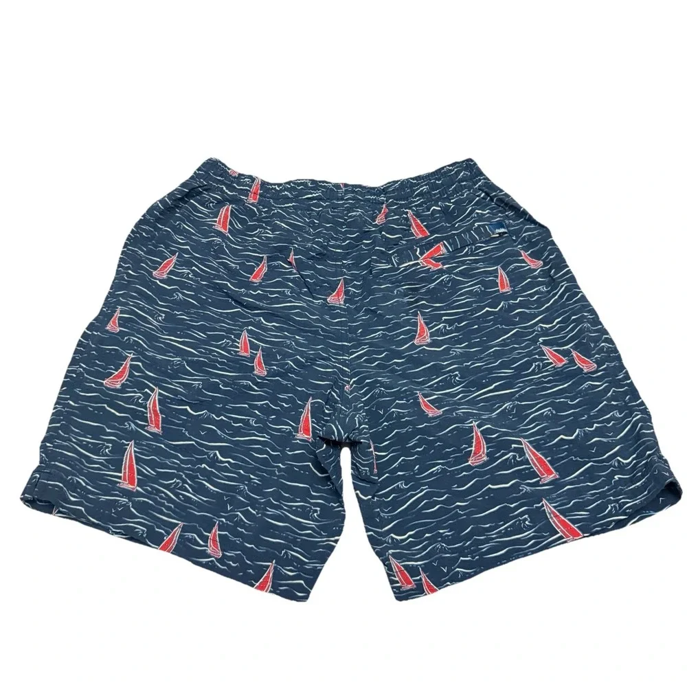 Chubbies Shorts Mens Small Blue Sailboat Race Days 7